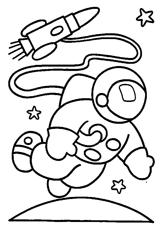 Disegno da colorare: Astronauta (Carriere e Professioni) #87597 - Pagine da Colorare Stampabili Gratuite
