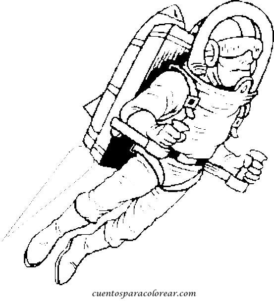 Disegno da colorare: Astronauta (Carriere e Professioni) #87646 - Pagine da Colorare Stampabili Gratuite