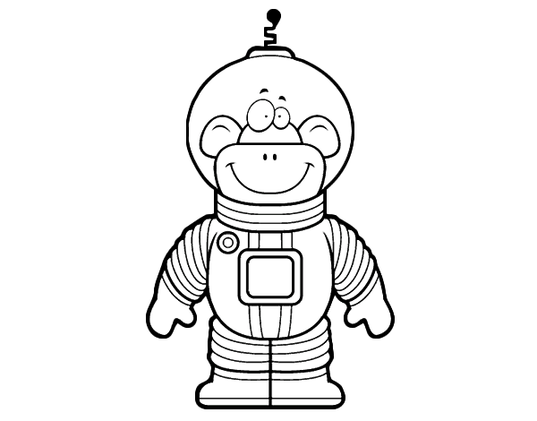 Disegno da colorare: Astronauta (Carriere e Professioni) #87672 - Pagine da Colorare Stampabili Gratuite