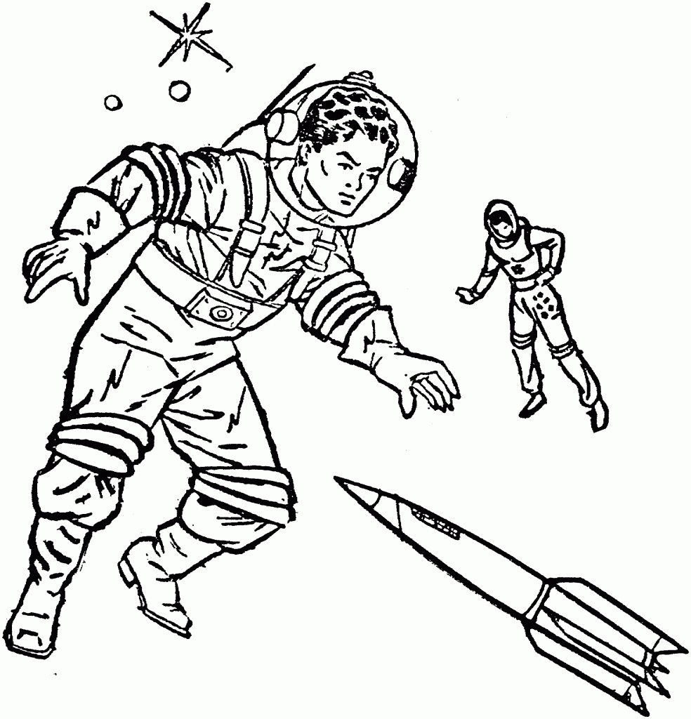 Disegno da colorare: Astronauta (Carriere e Professioni) #87694 - Pagine da Colorare Stampabili Gratuite