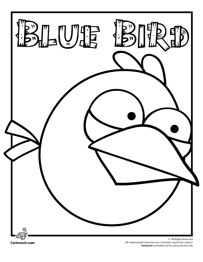 Disegno da colorare: Angry Birds (Cartoni animati) #25023 - Pagine da Colorare Stampabili Gratuite