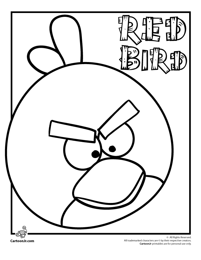 Disegno da colorare: Angry Birds (Cartoni animati) #25024 - Pagine da Colorare Stampabili Gratuite