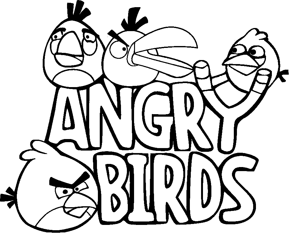 Disegno da colorare: Angry Birds (Cartoni animati) #25025 - Pagine da Colorare Stampabili Gratuite