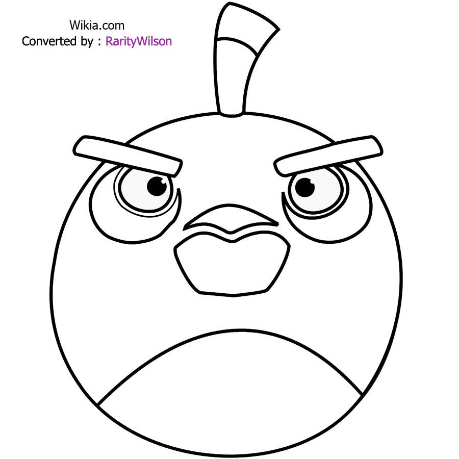 Disegno da colorare: Angry Birds (Cartoni animati) #25026 - Pagine da Colorare Stampabili Gratuite