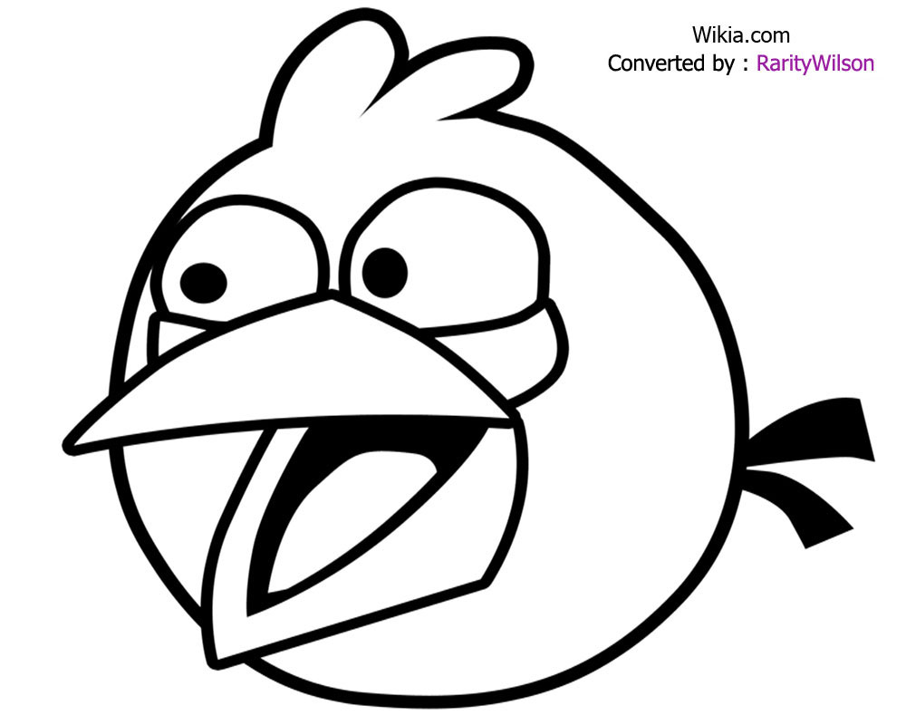 Disegno da colorare: Angry Birds (Cartoni animati) #25027 - Pagine da Colorare Stampabili Gratuite