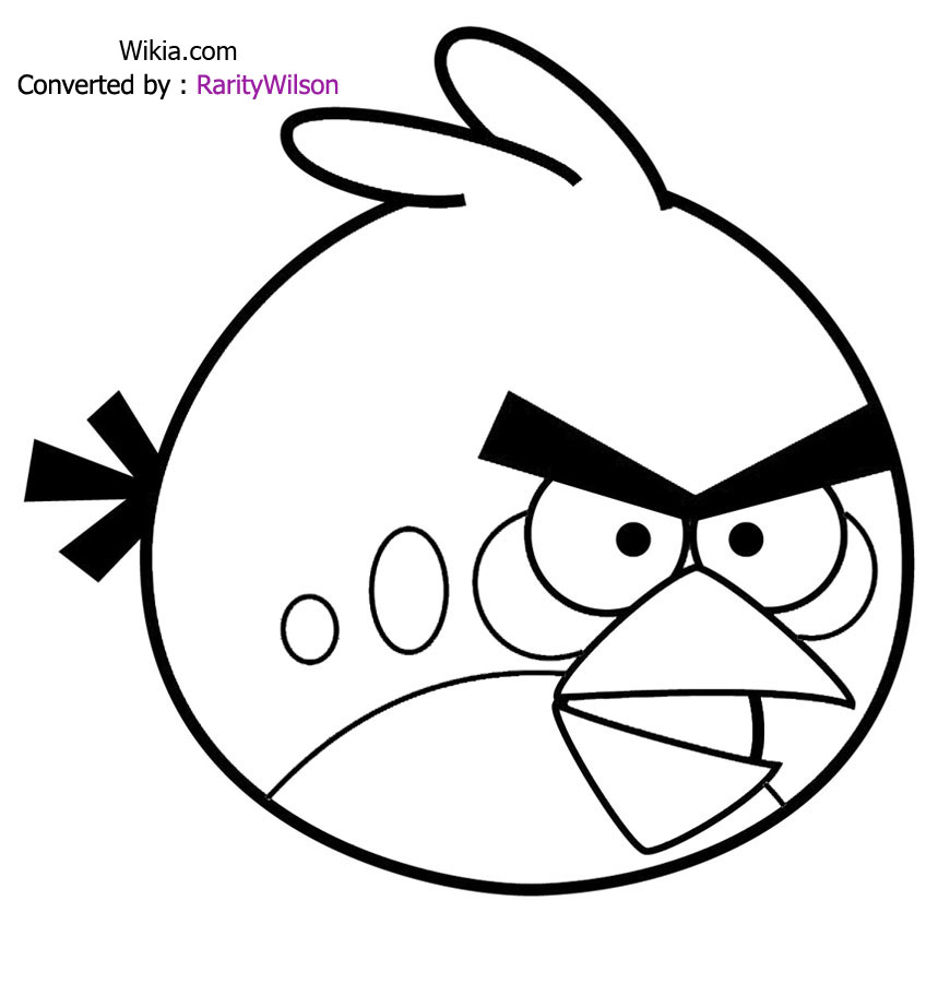 Disegno da colorare: Angry Birds (Cartoni animati) #25034 - Pagine da Colorare Stampabili Gratuite