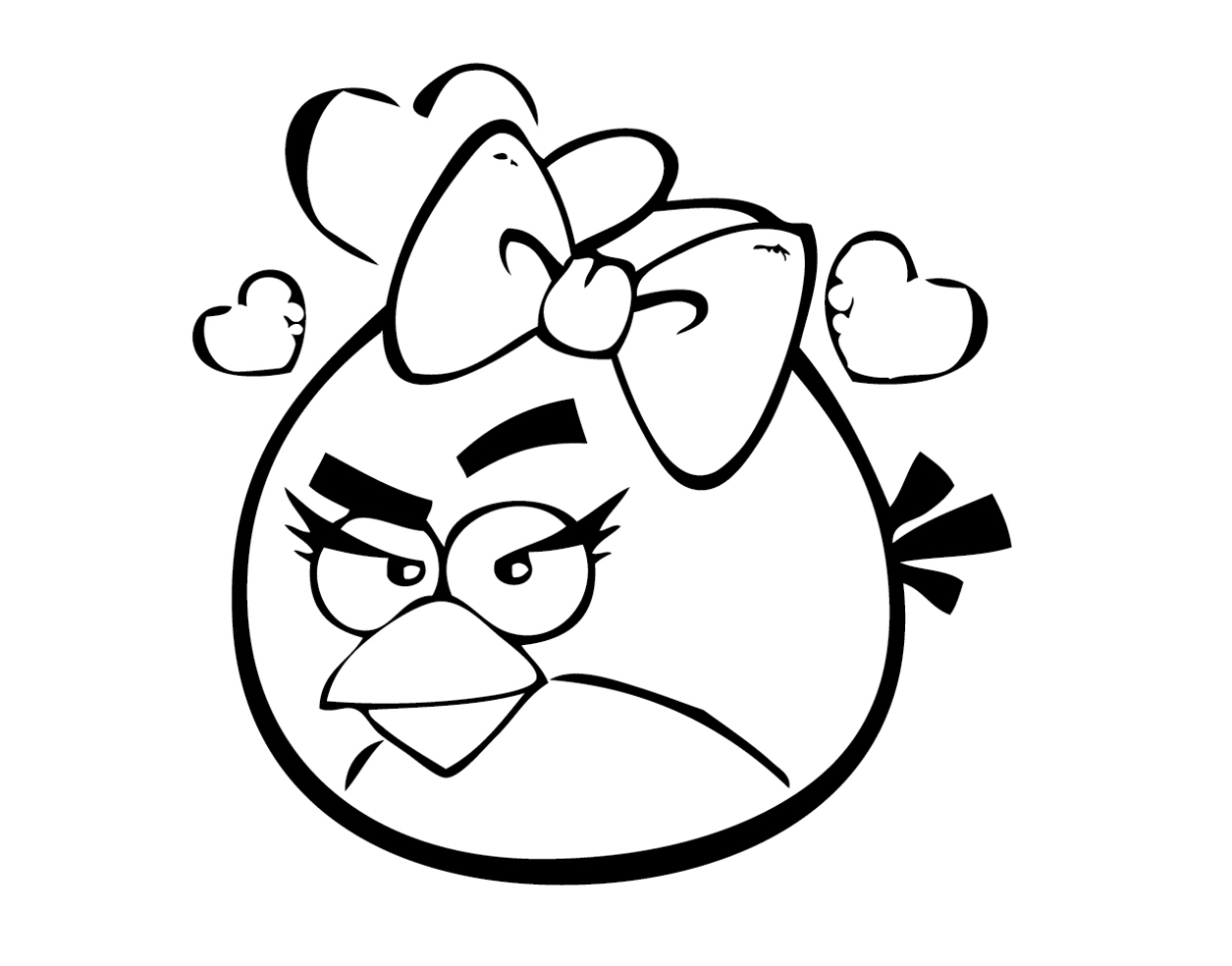Disegno da colorare: Angry Birds (Cartoni animati) #25037 - Pagine da Colorare Stampabili Gratuite