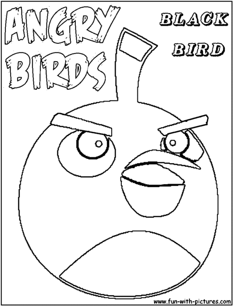 Disegno da colorare: Angry Birds (Cartoni animati) #25039 - Pagine da Colorare Stampabili Gratuite