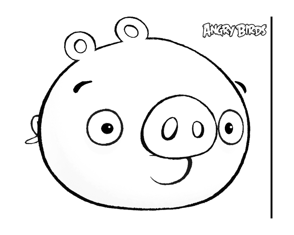 Disegno da colorare: Angry Birds (Cartoni animati) #25044 - Pagine da Colorare Stampabili Gratuite