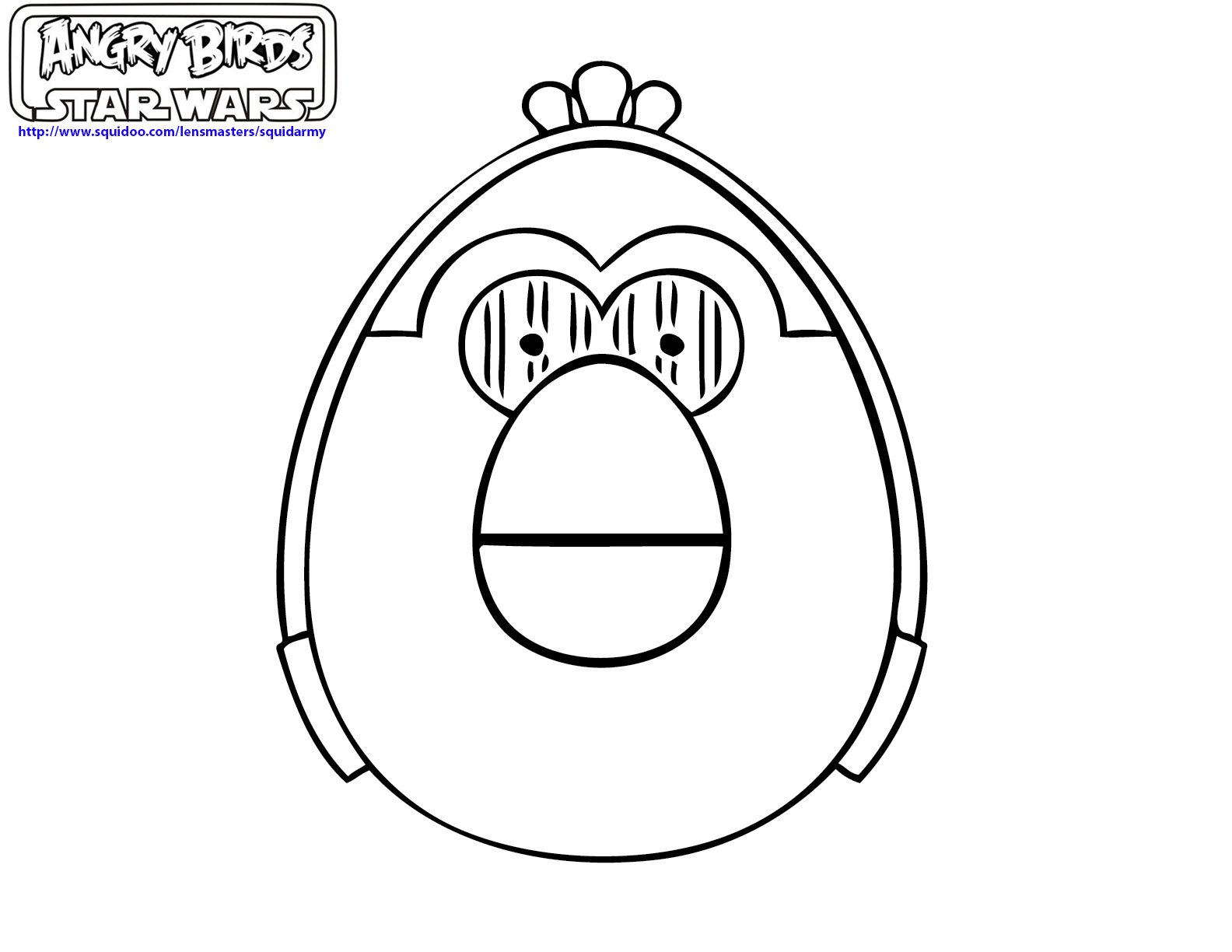 Disegno da colorare: Angry Birds (Cartoni animati) #25048 - Pagine da Colorare Stampabili Gratuite