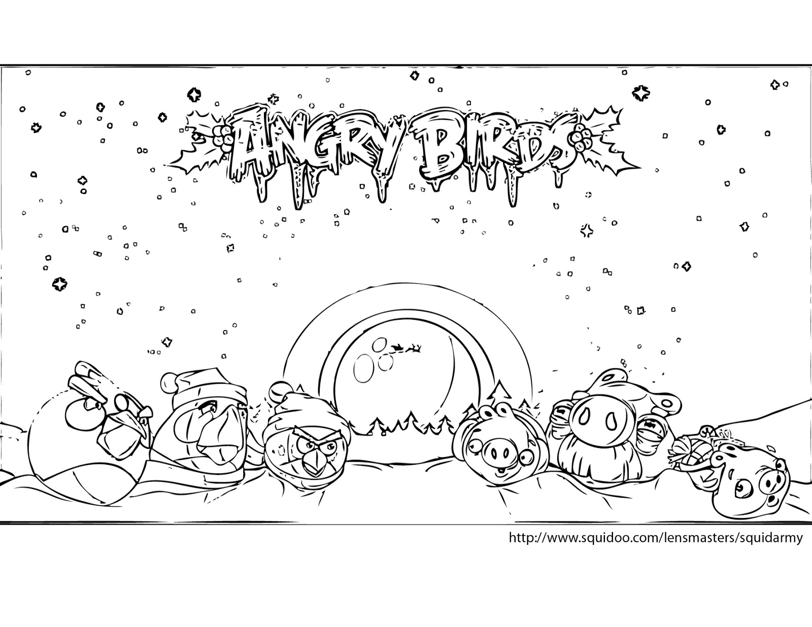 Disegno da colorare: Angry Birds (Cartoni animati) #25061 - Pagine da Colorare Stampabili Gratuite