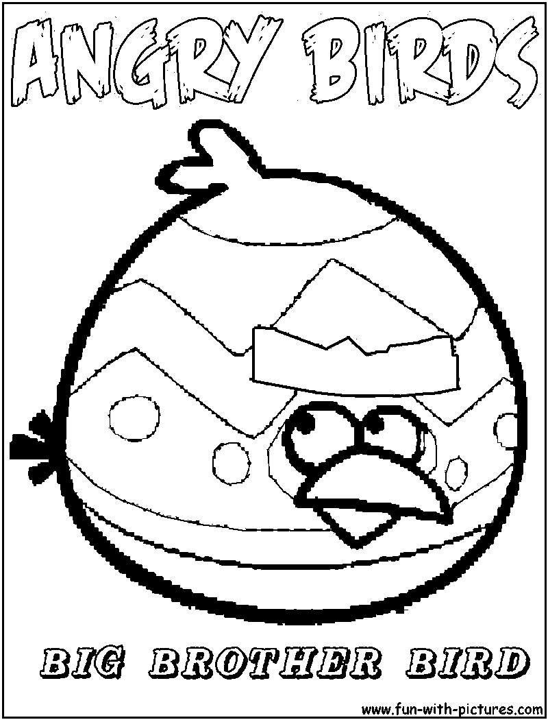 Disegno da colorare: Angry Birds (Cartoni animati) #25079 - Pagine da Colorare Stampabili Gratuite