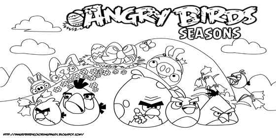 Disegno da colorare: Angry Birds (Cartoni animati) #25100 - Pagine da Colorare Stampabili Gratuite