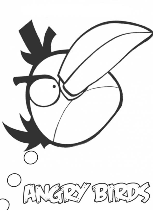 Disegno da colorare: Angry Birds (Cartoni animati) #25103 - Pagine da Colorare Stampabili Gratuite