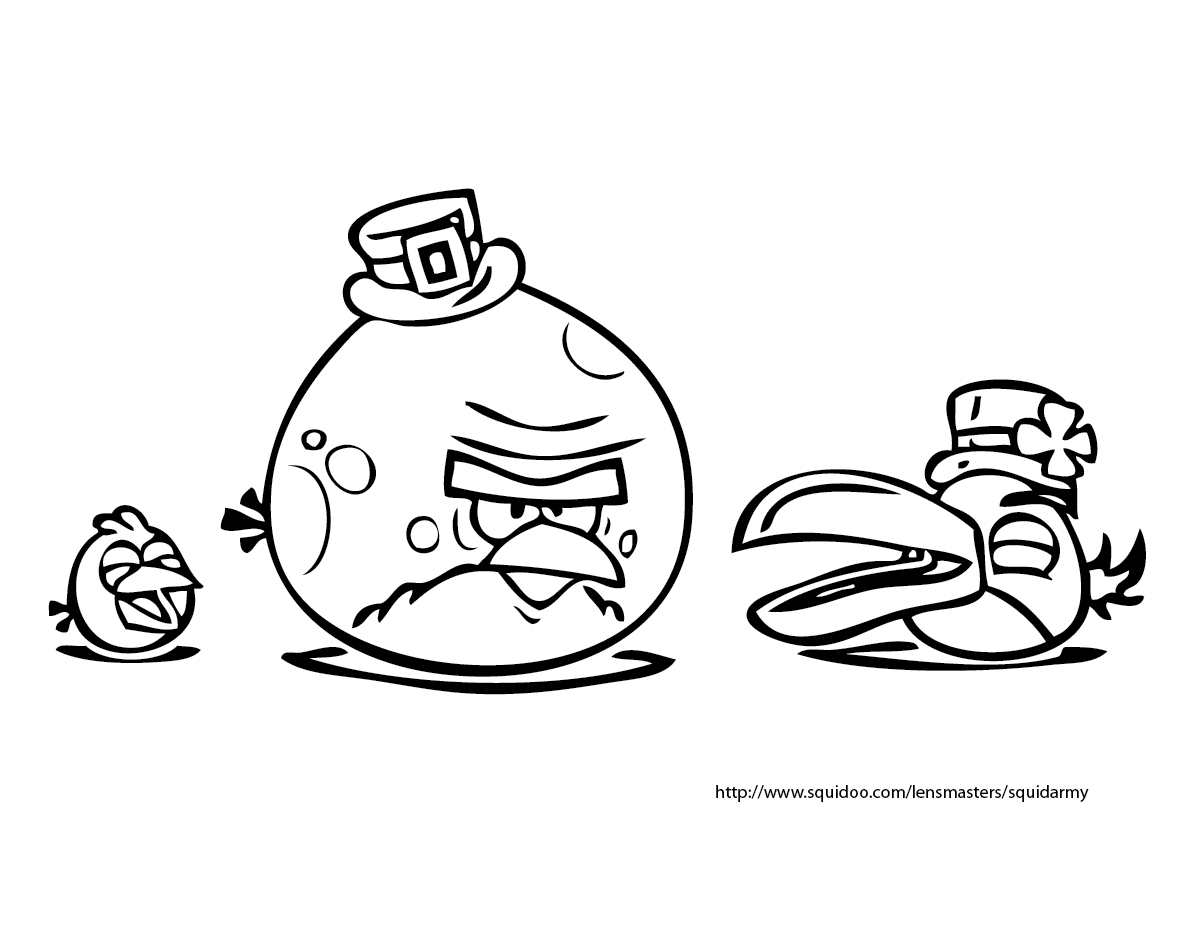 Disegno da colorare: Angry Birds (Cartoni animati) #25121 - Pagine da Colorare Stampabili Gratuite