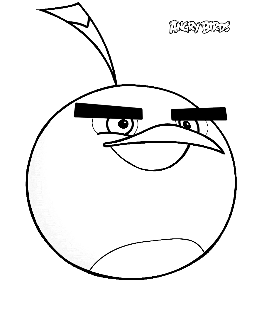 Disegno da colorare: Angry Birds (Cartoni animati) #25133 - Pagine da Colorare Stampabili Gratuite