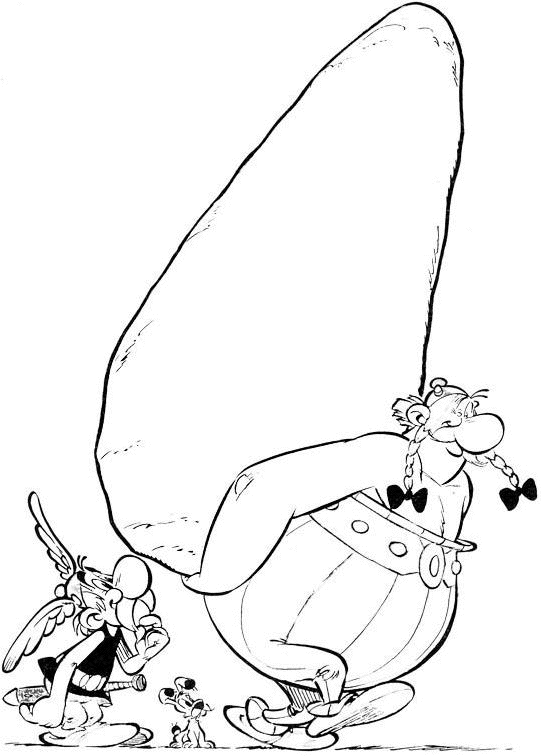 Disegno da colorare: Asterix e Obelix (Cartoni animati) #24381 - Pagine da Colorare Stampabili Gratuite
