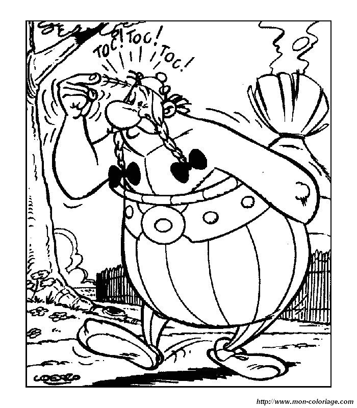 Disegno da colorare: Asterix e Obelix (Cartoni animati) #24391 - Pagine da Colorare Stampabili Gratuite