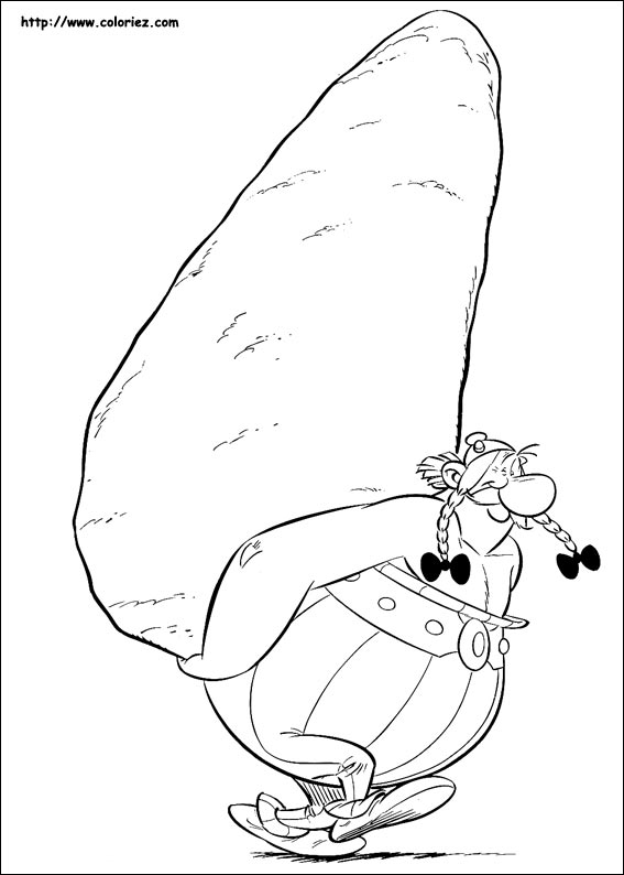 Disegno da colorare: Asterix e Obelix (Cartoni animati) #24395 - Pagine da Colorare Stampabili Gratuite