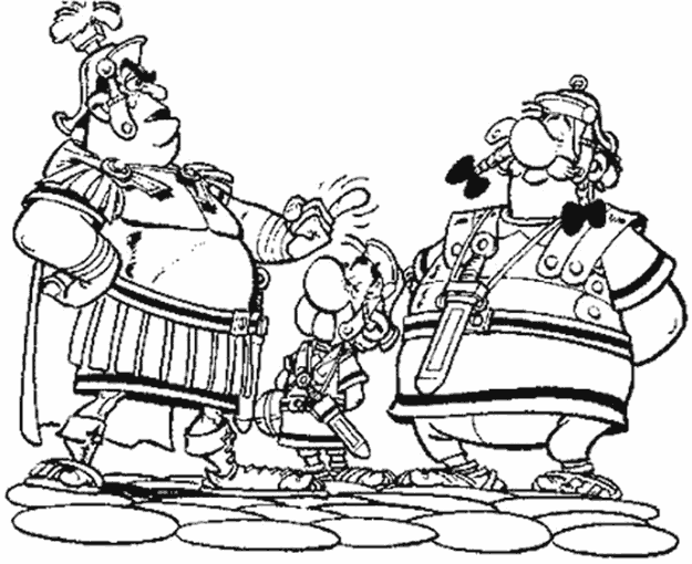 Disegno da colorare: Asterix e Obelix (Cartoni animati) #24400 - Pagine da Colorare Stampabili Gratuite