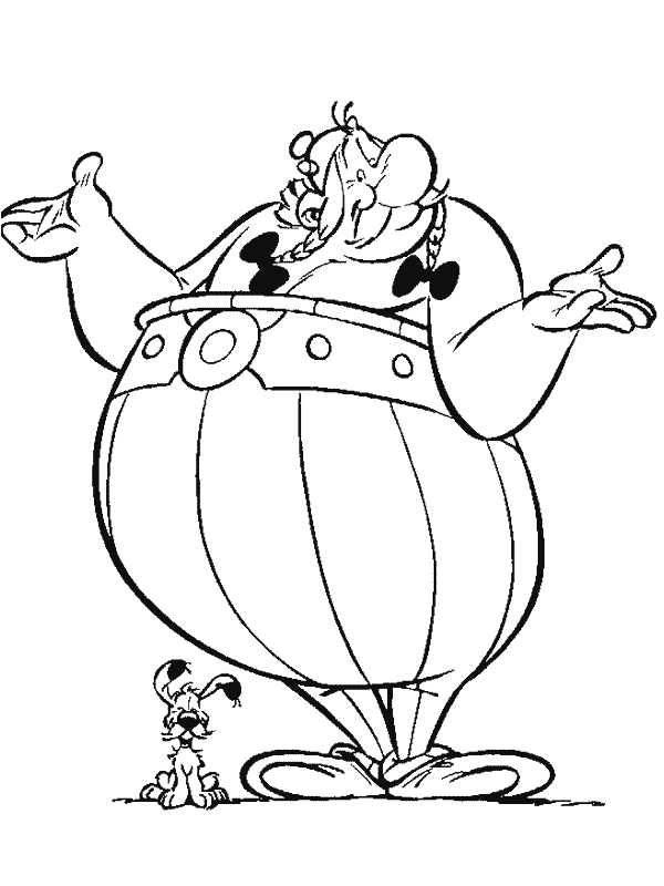 Disegno da colorare: Asterix e Obelix (Cartoni animati) #24408 - Pagine da Colorare Stampabili Gratuite