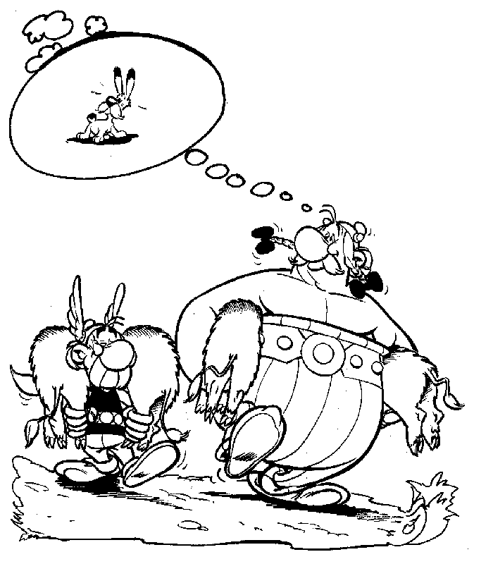 Disegno da colorare: Asterix e Obelix (Cartoni animati) #24409 - Pagine da Colorare Stampabili Gratuite