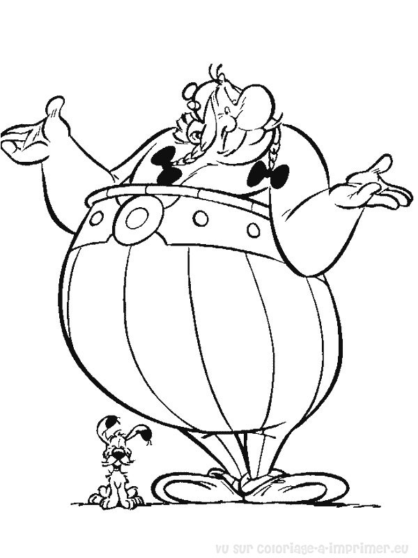 Disegno da colorare: Asterix e Obelix (Cartoni animati) #24444 - Pagine da Colorare Stampabili Gratuite