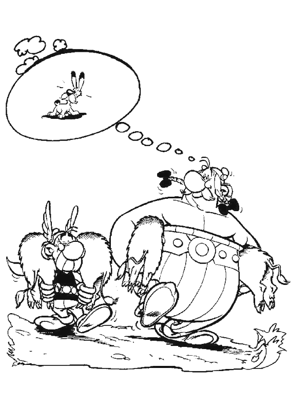 Disegno da colorare: Asterix e Obelix (Cartoni animati) #24460 - Pagine da Colorare Stampabili Gratuite