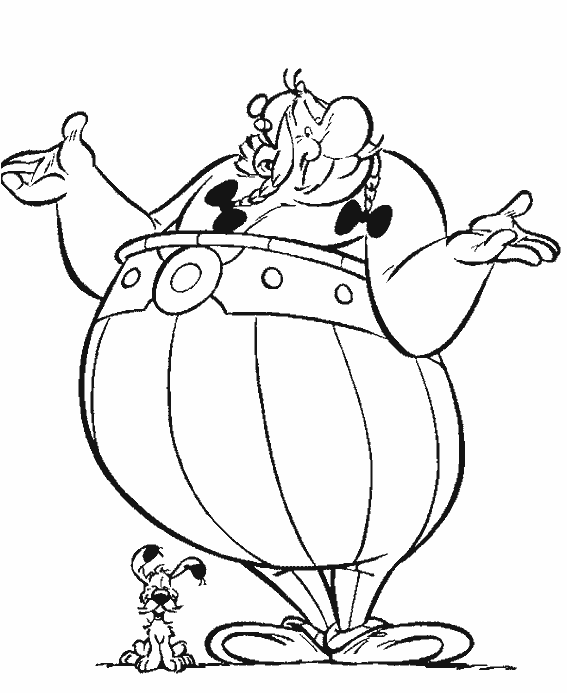 Disegno da colorare: Asterix e Obelix (Cartoni animati) #24483 - Pagine da Colorare Stampabili Gratuite