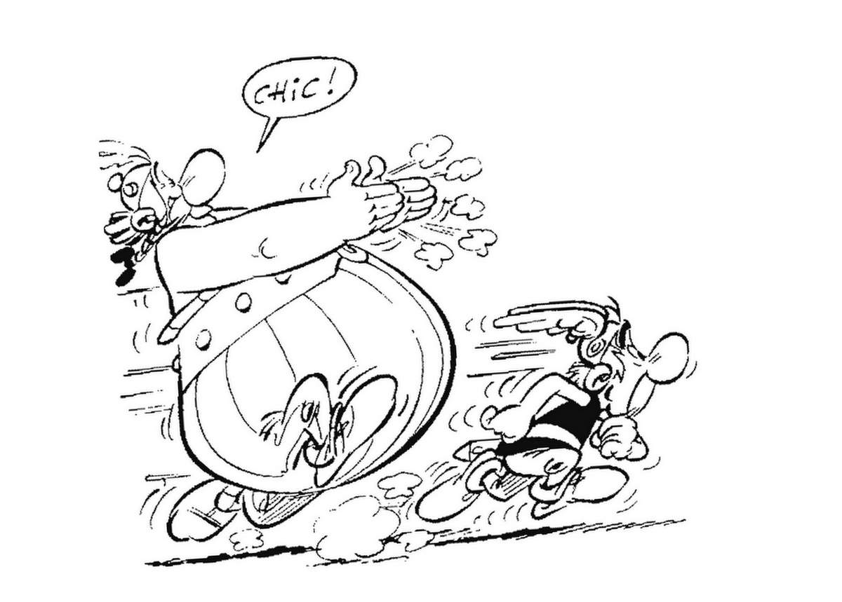 Disegno da colorare: Asterix e Obelix (Cartoni animati) #24516 - Pagine da Colorare Stampabili Gratuite