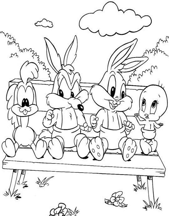 Disegno da colorare: baby looney tunes (Cartoni animati) #26509 - Pagine da Colorare Stampabili Gratuite