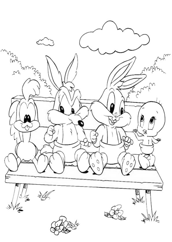 Disegno da colorare: baby looney tunes (Cartoni animati) #26528 - Pagine da Colorare Stampabili Gratuite