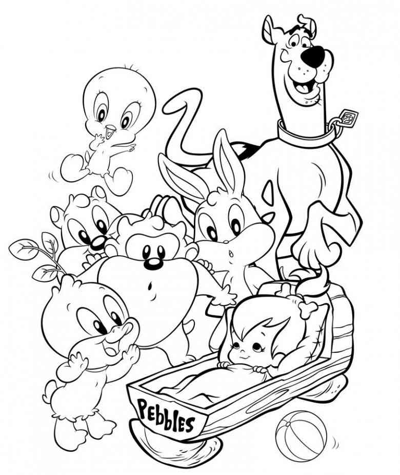 Disegno da colorare: baby looney tunes (Cartoni animati) #26564 - Pagine da Colorare Stampabili Gratuite
