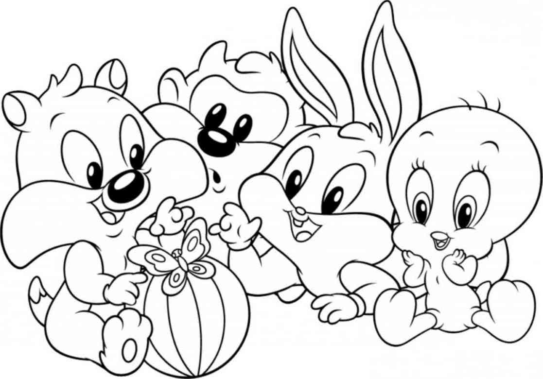 Disegno da colorare: baby looney tunes (Cartoni animati) #26565 - Pagine da Colorare Stampabili Gratuite