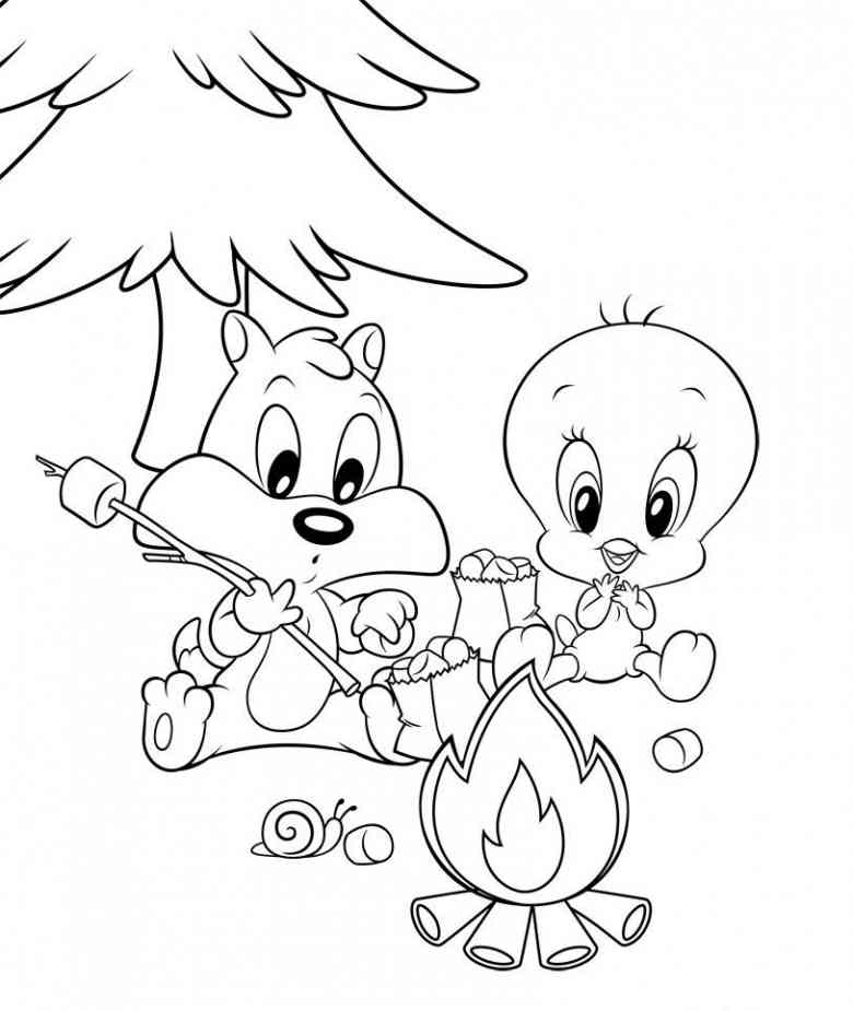 Disegno da colorare: baby looney tunes (Cartoni animati) #26587 - Pagine da Colorare Stampabili Gratuite