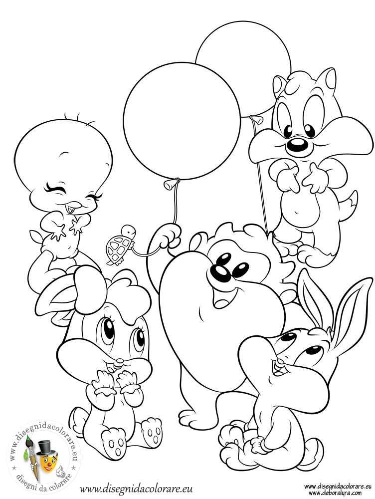 Disegno da colorare: baby looney tunes (Cartoni animati) #26598 - Pagine da Colorare Stampabili Gratuite