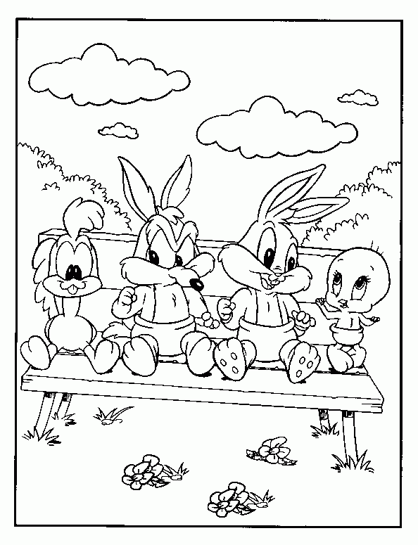 Disegno da colorare: baby looney tunes (Cartoni animati) #26623 - Pagine da Colorare Stampabili Gratuite