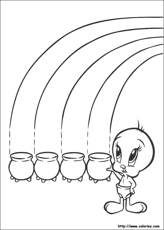 Disegno da colorare: baby looney tunes (Cartoni animati) #26640 - Pagine da Colorare Stampabili Gratuite