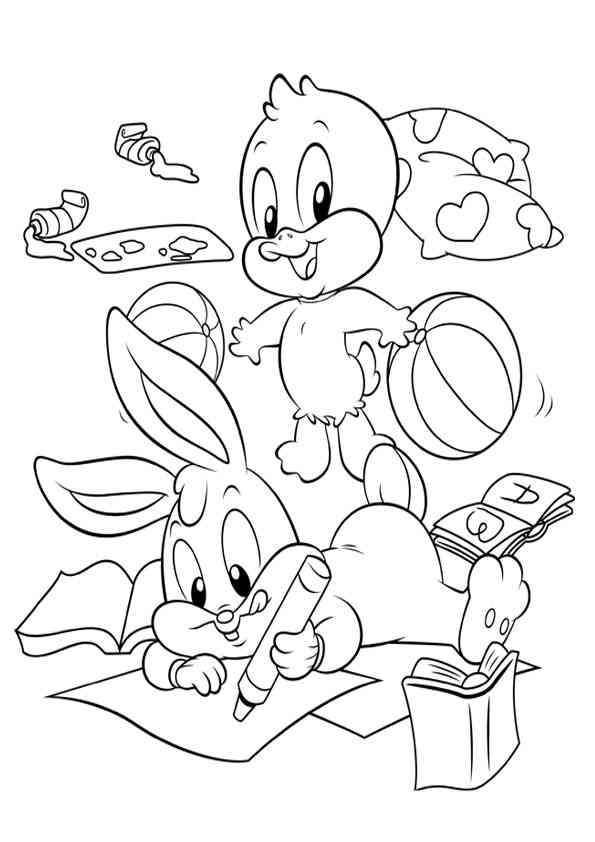 Disegno da colorare: baby looney tunes (Cartoni animati) #26682 - Pagine da Colorare Stampabili Gratuite