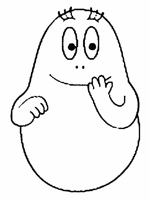 Disegno da colorare: Barbapapà (Cartoni animati) #36431 - Pagine da Colorare Stampabili Gratuite