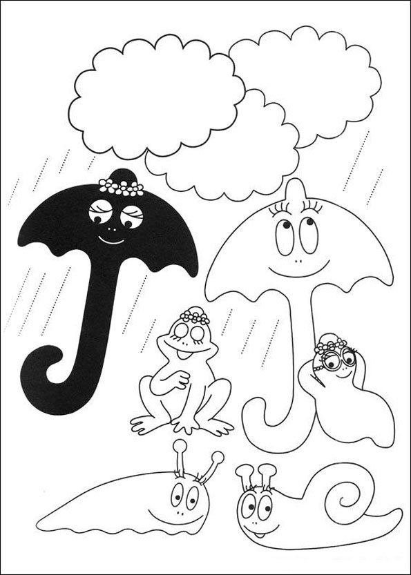 Disegno da colorare: Barbapapà (Cartoni animati) #36456 - Pagine da Colorare Stampabili Gratuite