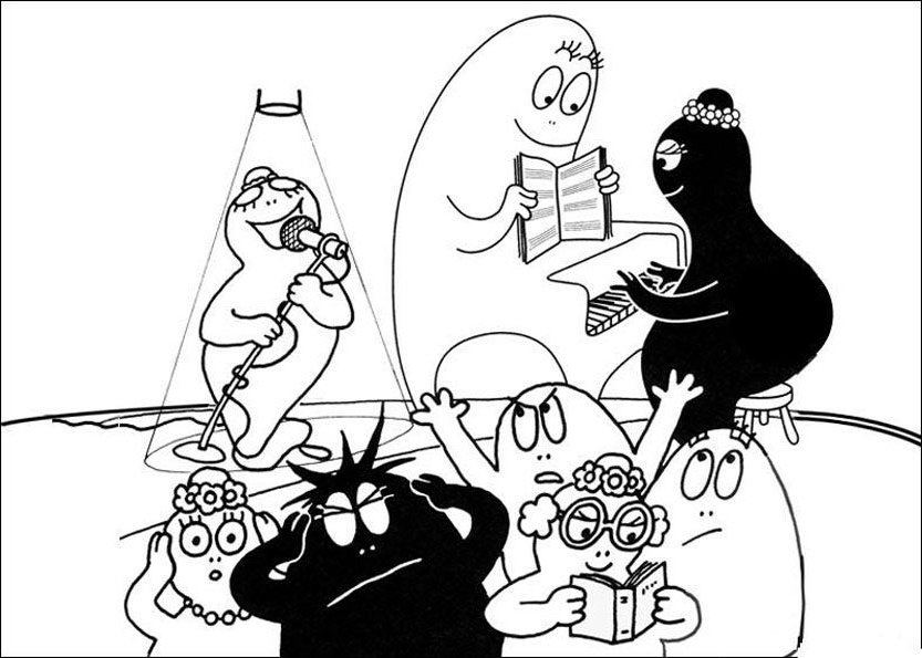 Disegno da colorare: Barbapapà (Cartoni animati) #36468 - Pagine da Colorare Stampabili Gratuite