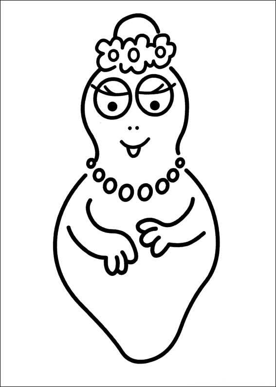 Disegno da colorare: Barbapapà (Cartoni animati) #36487 - Pagine da Colorare Stampabili Gratuite