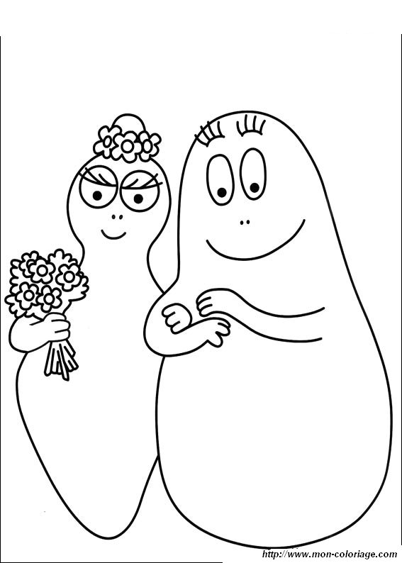 Disegno da colorare: Barbapapà (Cartoni animati) #36488 - Pagine da Colorare Stampabili Gratuite