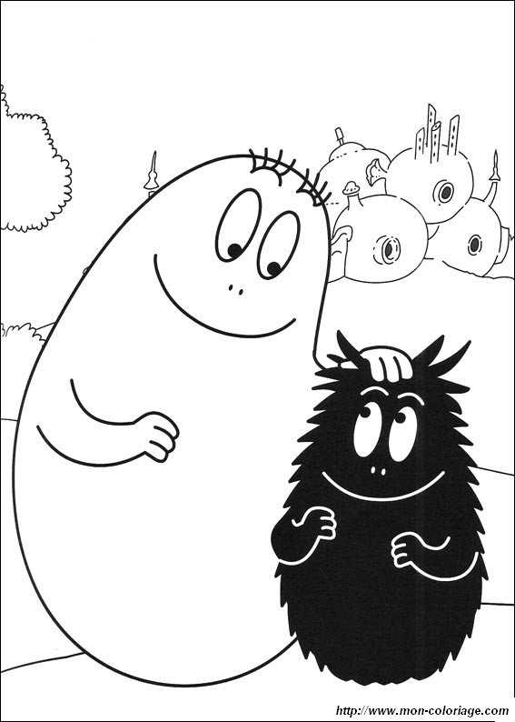 Disegno da colorare: Barbapapà (Cartoni animati) #36529 - Pagine da Colorare Stampabili Gratuite