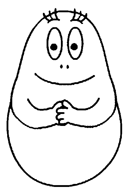 Disegno da colorare: Barbapapà (Cartoni animati) #36530 - Pagine da Colorare Stampabili Gratuite