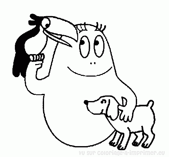 Disegno da colorare: Barbapapà (Cartoni animati) #36531 - Pagine da Colorare Stampabili Gratuite