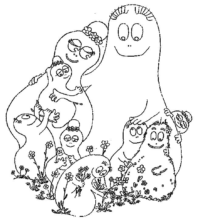 Disegno da colorare: Barbapapà (Cartoni animati) #36557 - Pagine da Colorare Stampabili Gratuite