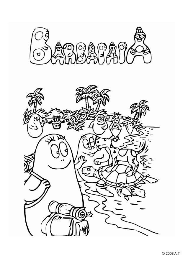 Disegno da colorare: Barbapapà (Cartoni animati) #36606 - Pagine da Colorare Stampabili Gratuite