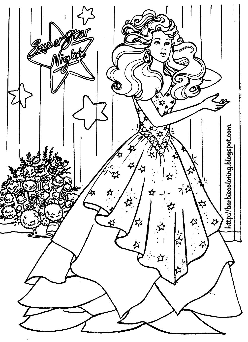 Disegno da colorare: Barbie (Cartoni animati) #27478 - Pagine da Colorare Stampabili Gratuite